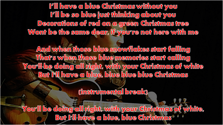 Blue Christmas Elvis Youtube Pictures Wallpapers